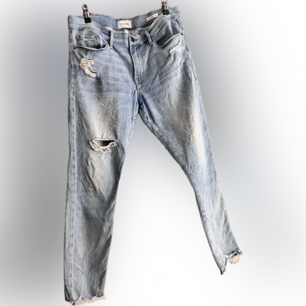 Frame Le Skinny de Jeanne Crop